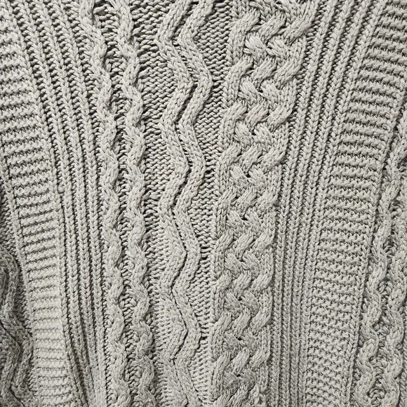 Garage Brown Cable Knit Sweater - Picture 2 of 5